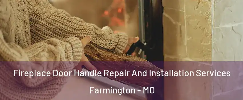 Fireplace Door Handle Repair And Installation Services Farmington - MO