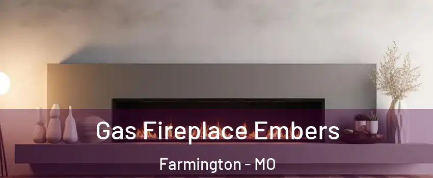  Gas Fireplace Embers Farmington - MO